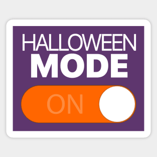 Halloween Mode On Toggle Android and Iphone Sticker